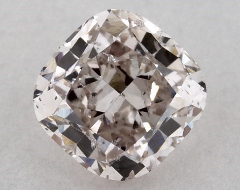  0.80 Carat Brown SI2  cushion modified diamond